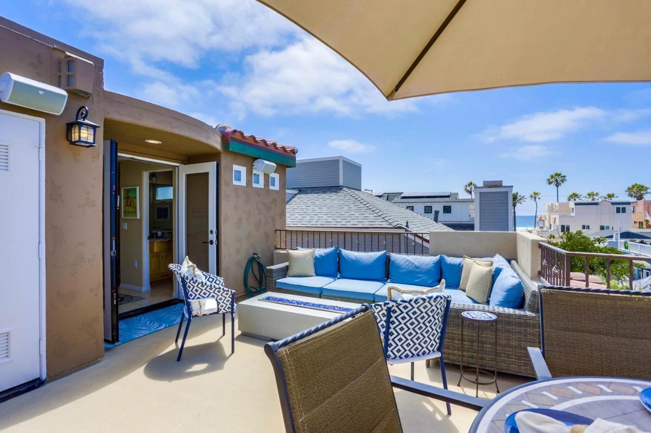 Stunning Ocean View Home W Rooftop Terrace, Firepit, Fast Wifi, Ac & Parking! San Diego Zewnętrze zdjęcie
